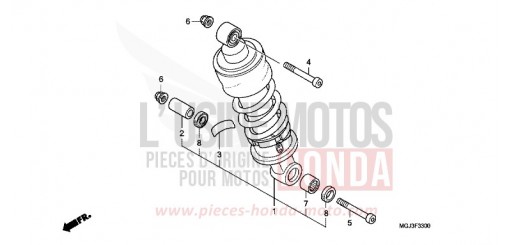 COUSSIN ARRIERE CBF1000FAB de 2011